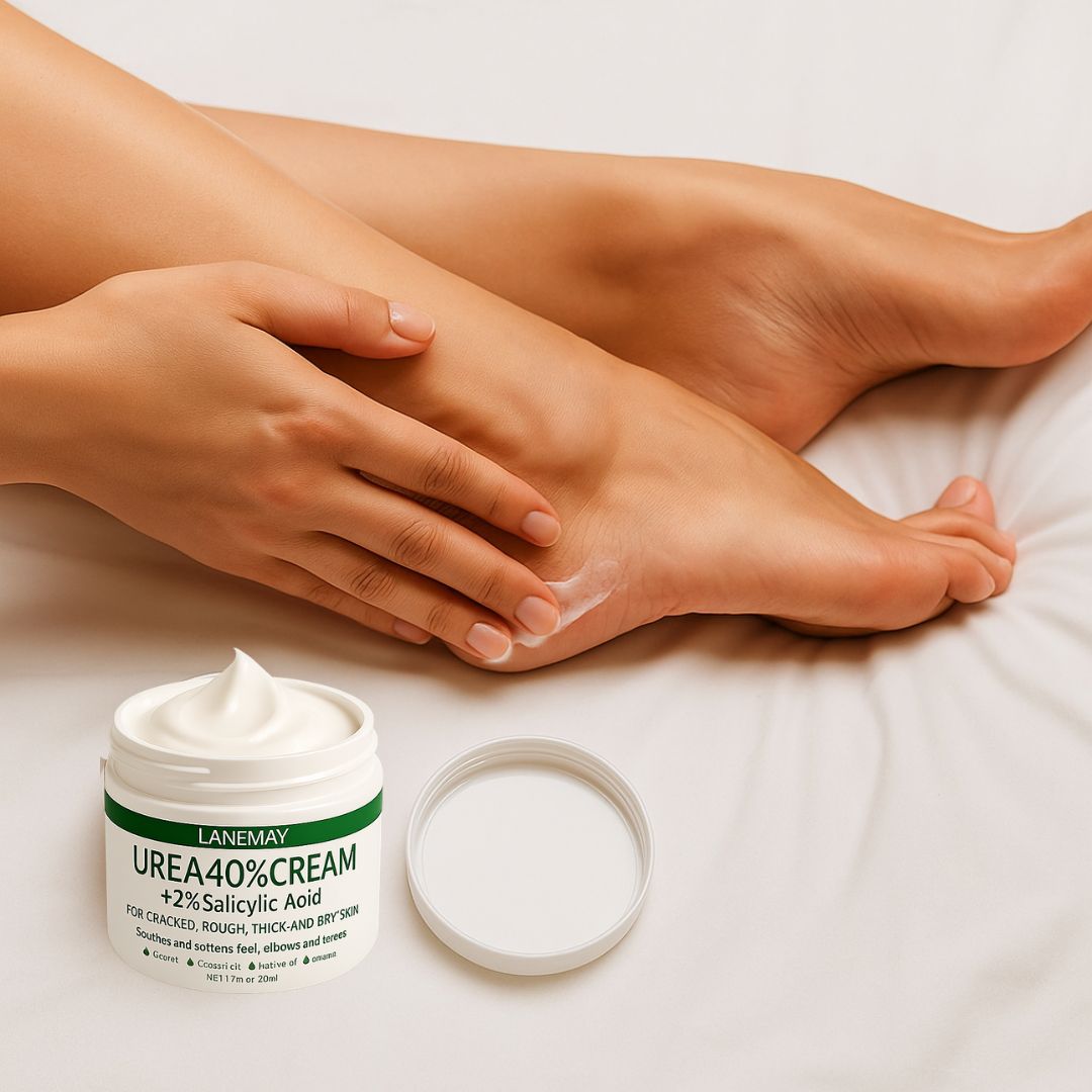 Meilleur soin crème hydratante pieds à l’Aloe Vera – testé & approuvé.
Élimine efficacement les peaux épaissies
Réduction des crevasses
Cible les talons fendillés pour une peau réparée.
Rend les pieds plus lisses au toucher dès les premières applications.